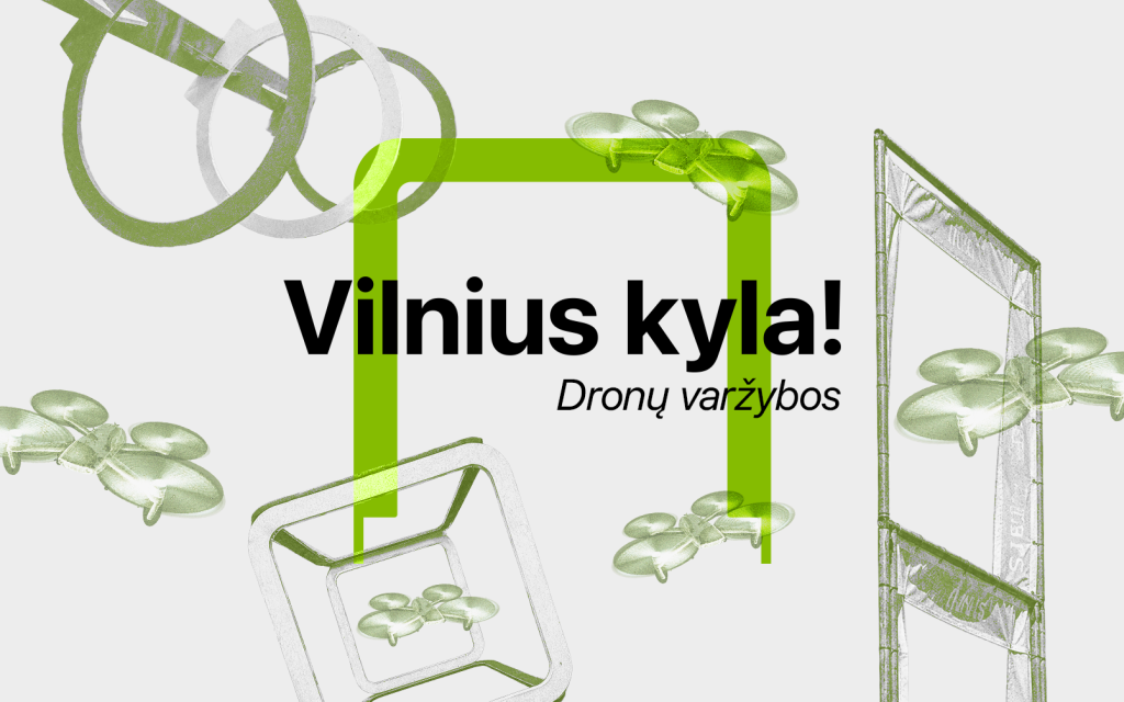 Dronų lenktynės „VILNIUS KYLA 2026“ – VINGIO PARKAS
