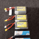 Lipo 4S 450mah / 650mah / 850mah baterijos nuotrauka 2
