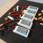 Lipo 3s baterijos nuo 300mah iki 1550mah nuotrauka 2