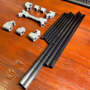 Tubular  8 inch long range drone with 3D printed parts - RotorBuilds - #7