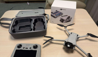 Dji Mini 3 su RC pulteliu labai mažai naudotas