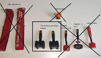 Analog antenos, kabeliai , ipex sma,