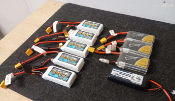 Lipo 3s baterijos nuo 300mah iki 1550mah