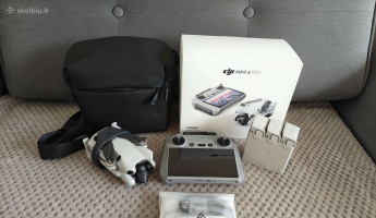 Dji mini pro 4 Fly More Combo Rc2 pultas su ekranu
