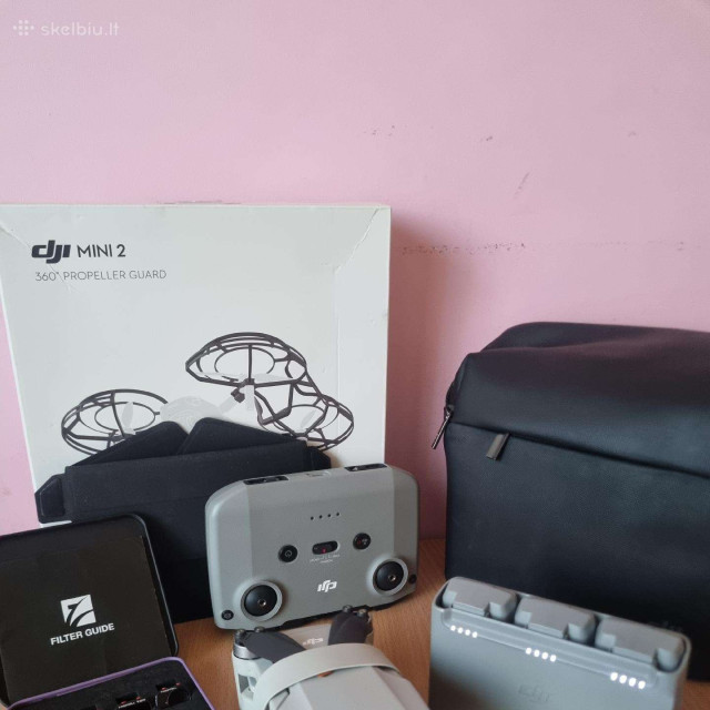 Idealios būklės Dji mini 2s fly more combo