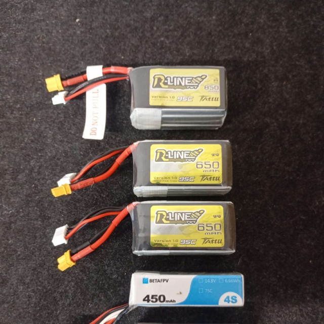 Lipo 4S 450mah / 650mah / 850mah baterijos