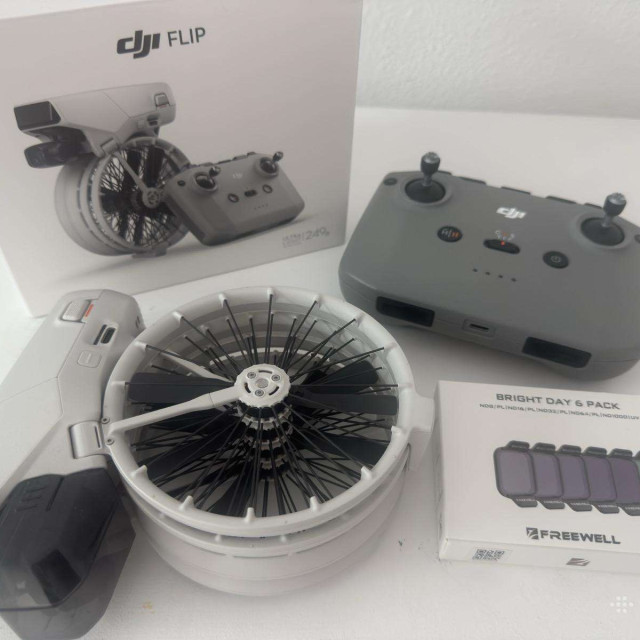 Dji Flip dronas su RC-n3 pultu + Freewell Nd filtr