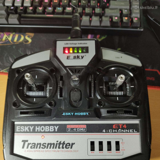 Esky Hobby Et4 4-channel 2.4 GHz Transmitter Helic