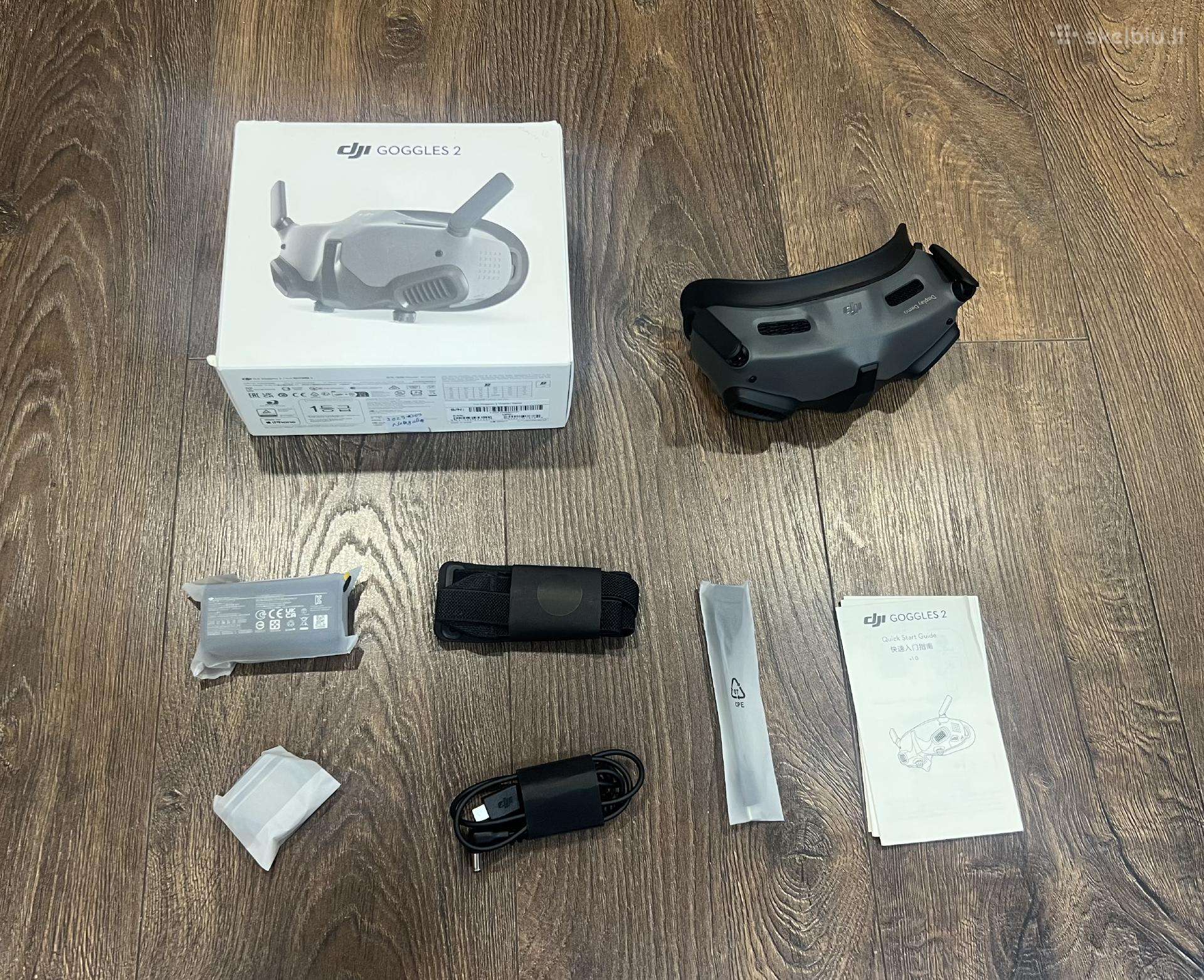 Dji Goggles 2 Nauji nenaudoti lipdukai nenujimti