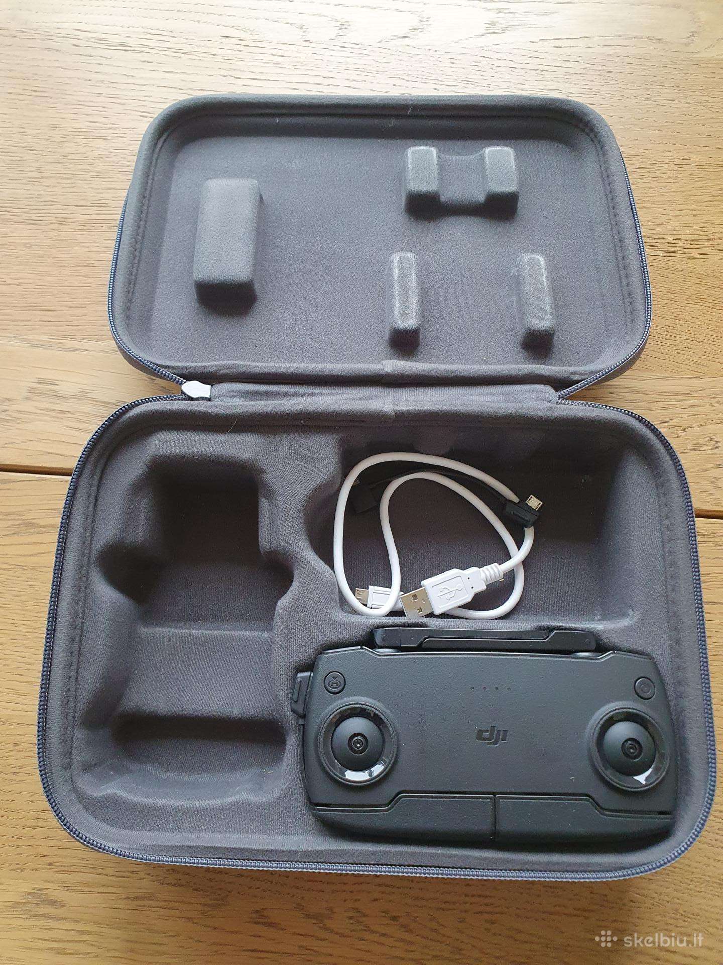 Dji Mavic Minipultas, dėklas ir laidas