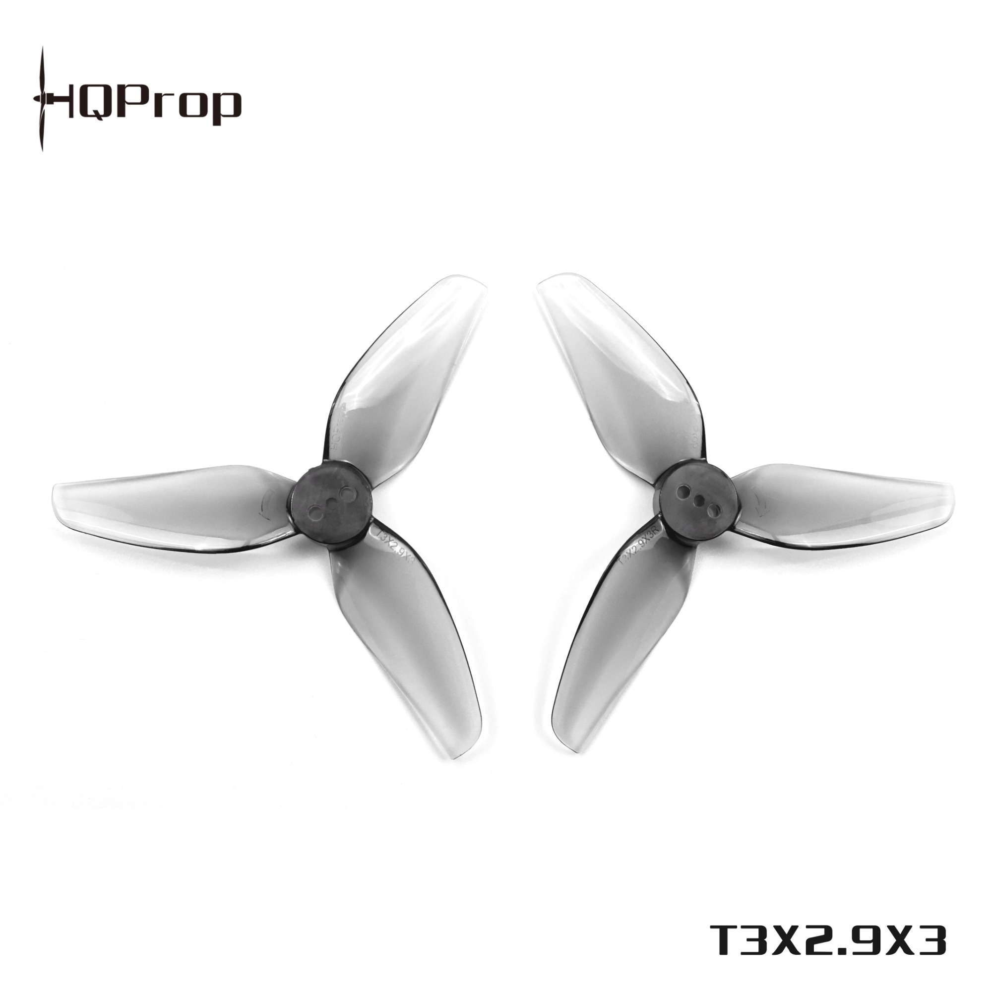 HQProp T3X2.9X3 Grey  (2CW+2CCW)-Poly Carbonate
