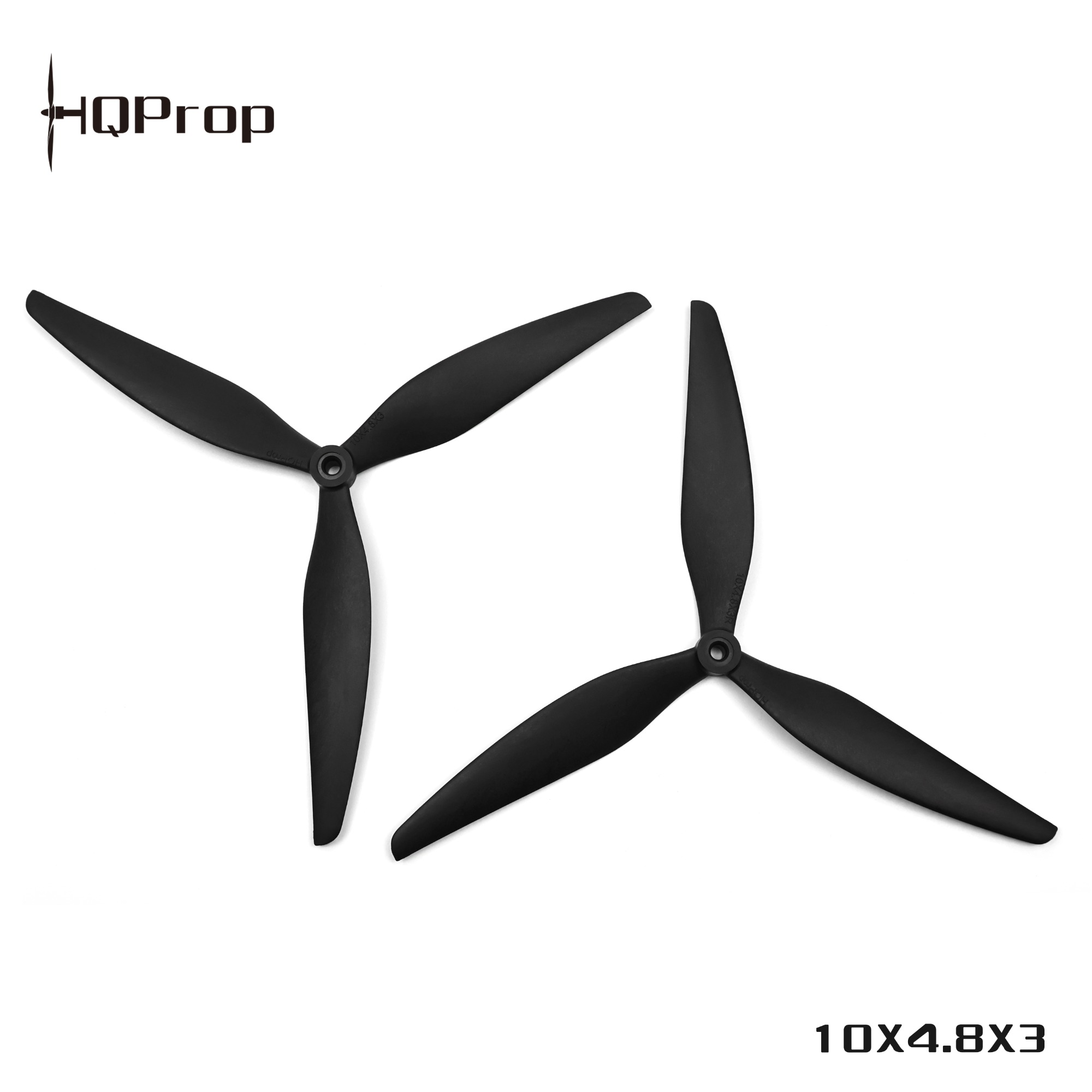HQ MacroQuad Prop 10X4.8X3(2CW+2CCW) Black-Glass Fiber Reinforced Nylon