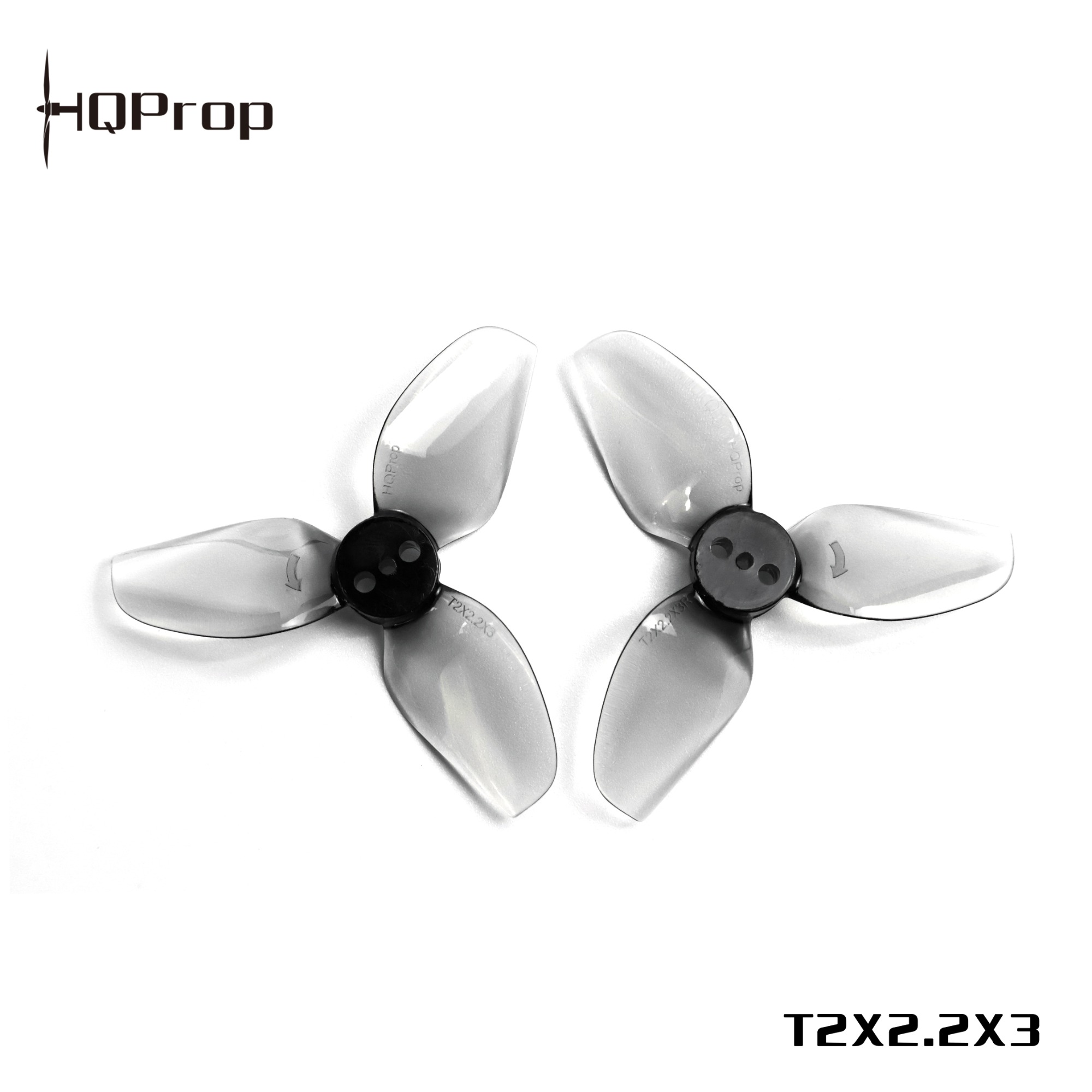 HQProp T2X2.2X3 Grey (2CW+2CCW)-Poly Carbonate