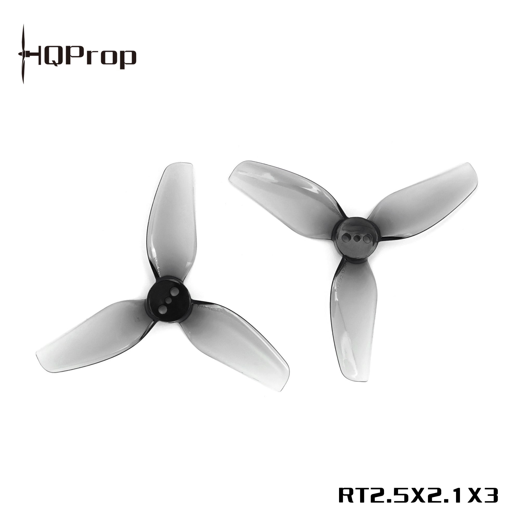 HQProp RT2.5X2.1X3 Grey (2CW+2CCW)-Poly Carbonate