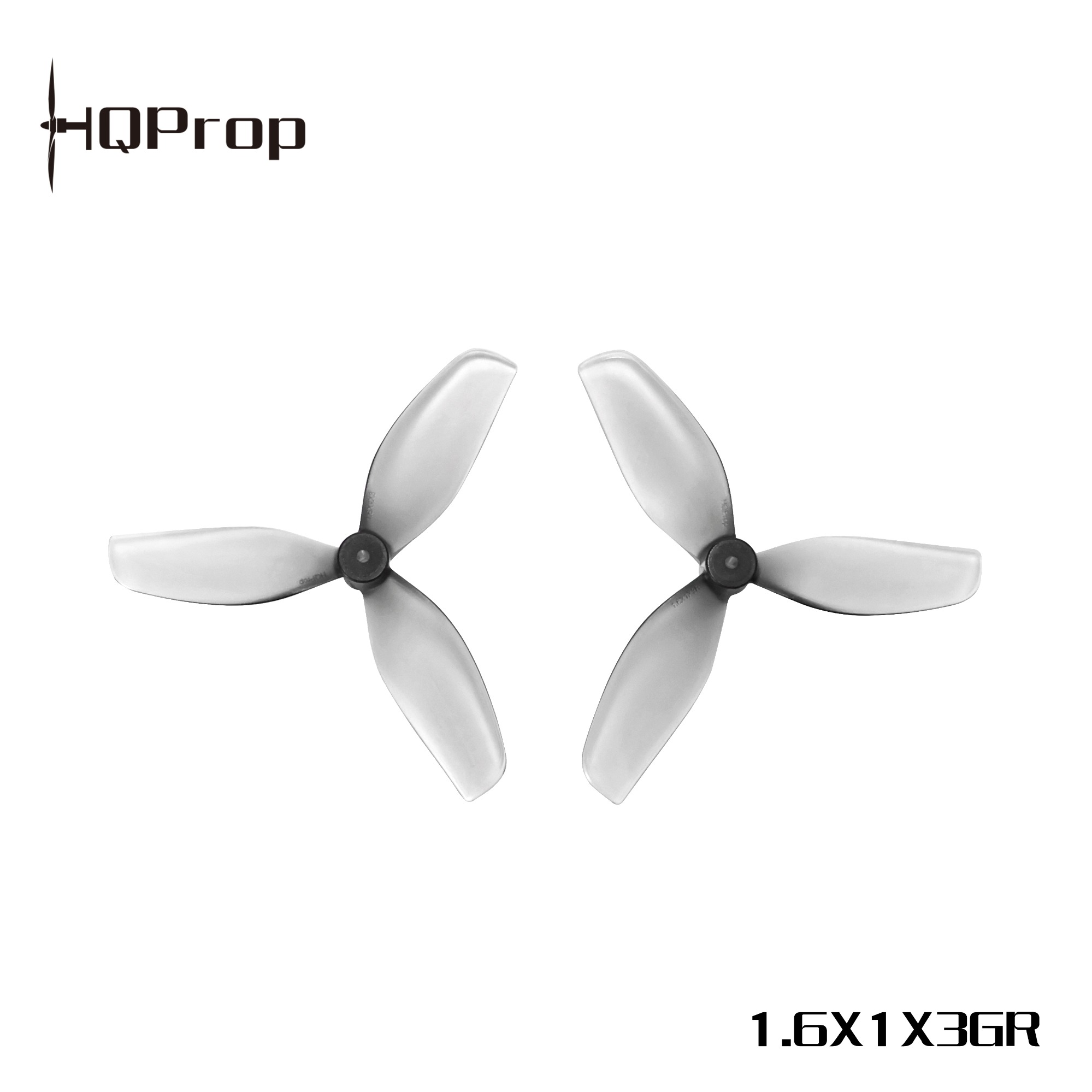 HQ Ultralight Whoop Prop 1.6X1X3(40MM) Grey  (2CW+2CCW)-Poly Carbonate