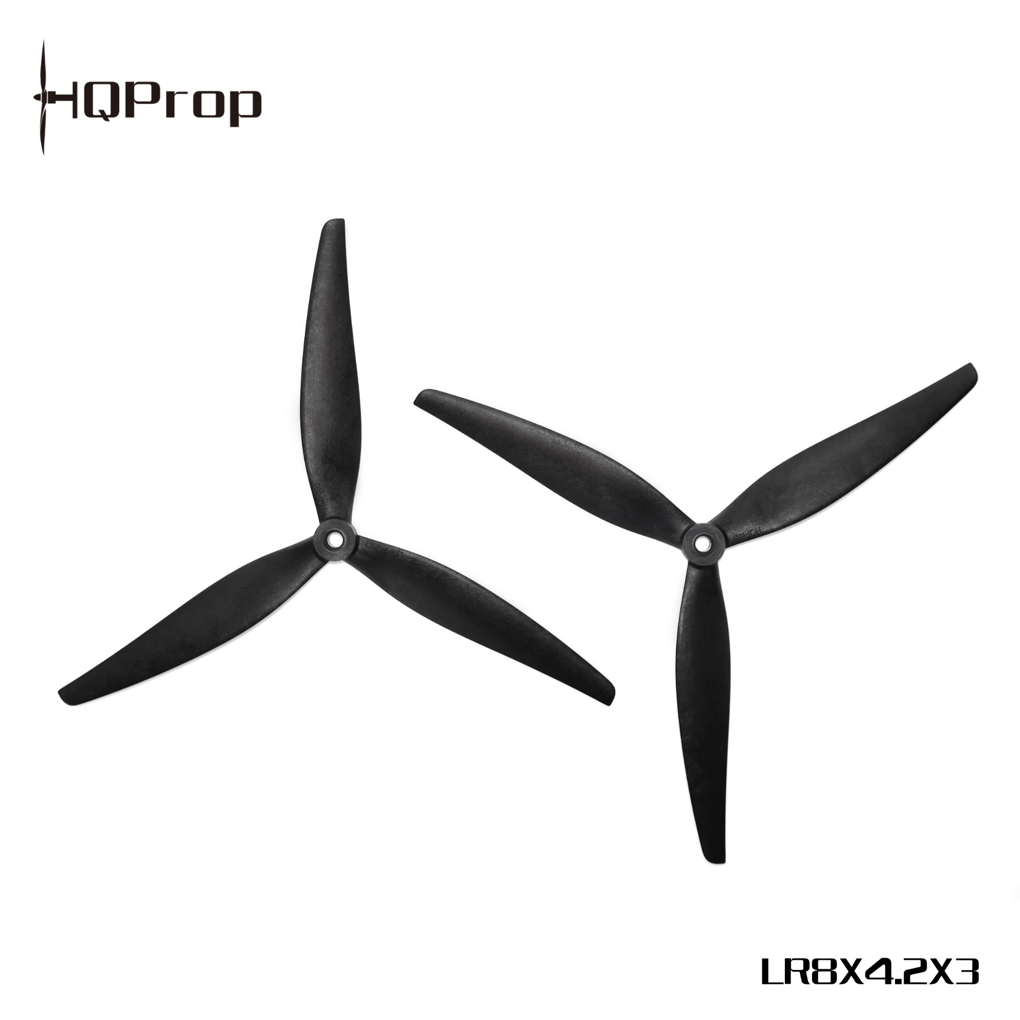 HQProp LR8X4.2X3 (2CW+2CCW) Black-Glass Fiber Reinforced Nylon