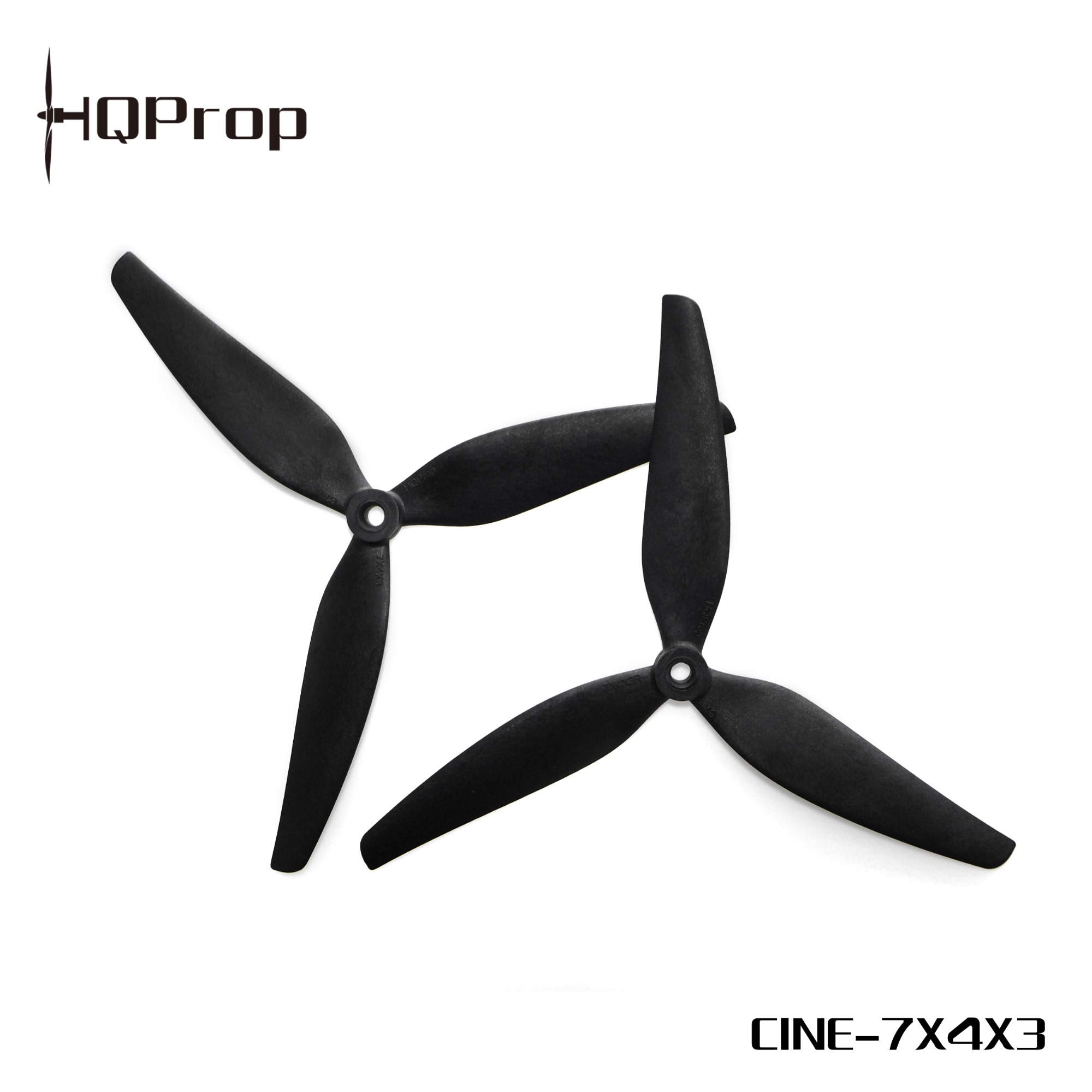 HQProp  Cine7(7X4X3) (2CW+2CCW) Black-Glass Fiber Reinforced Nylon