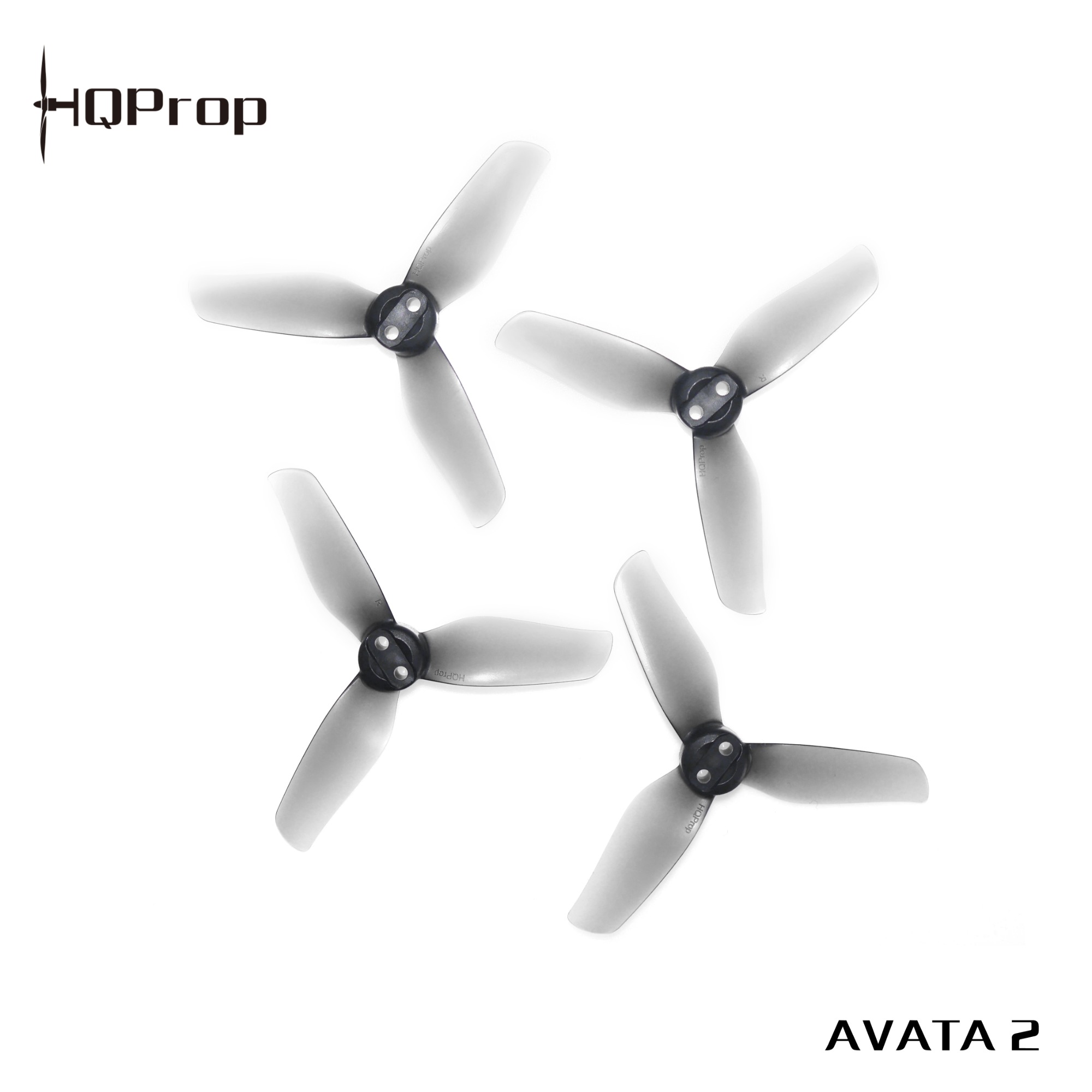 HQProp 3X3X3 for Avata 2 Grey   (2CW+2CCW)-Poly Carbonate