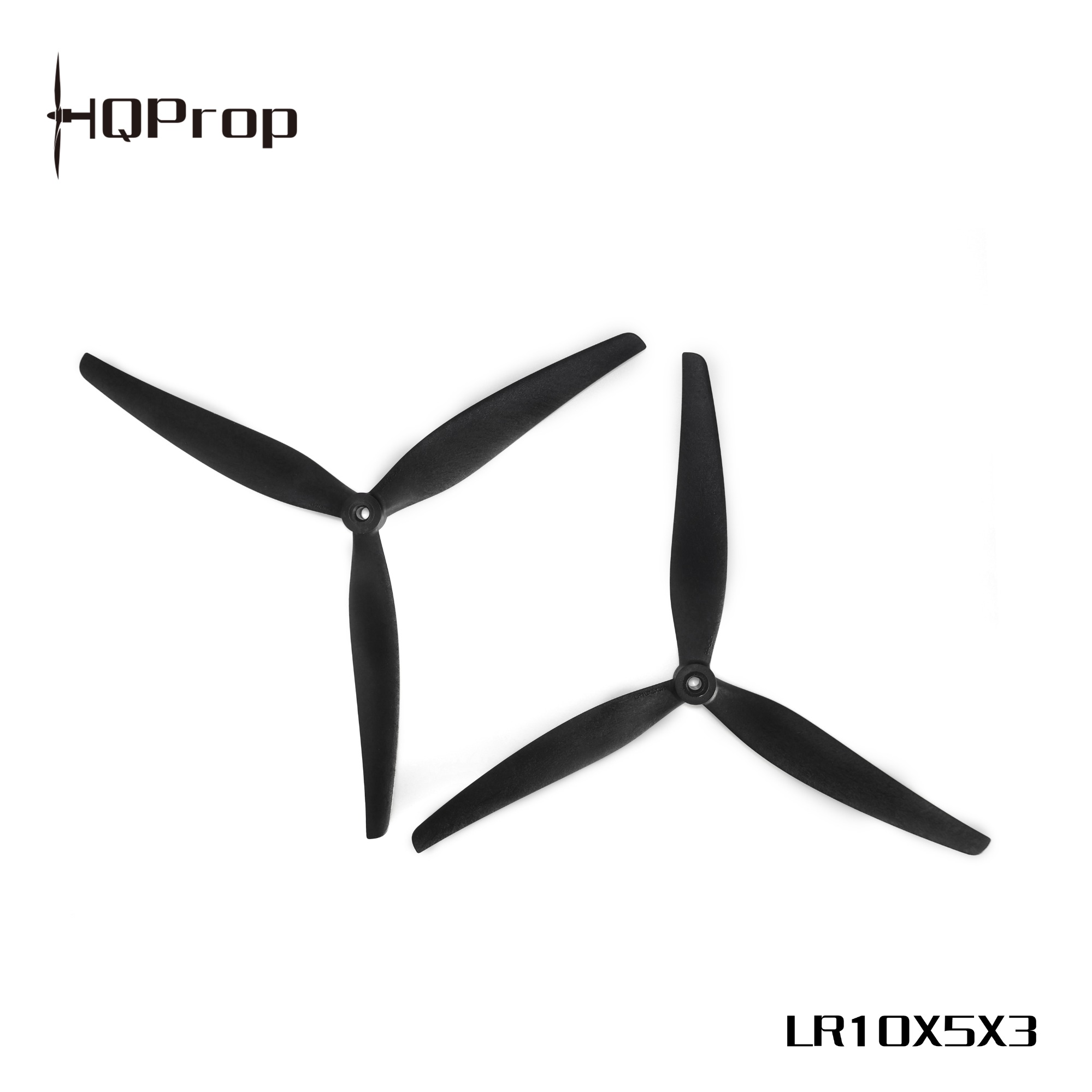HQProp LR10X5X3 (2CCW+2CW) Black-Glass Fiber Reinforced Nylon
