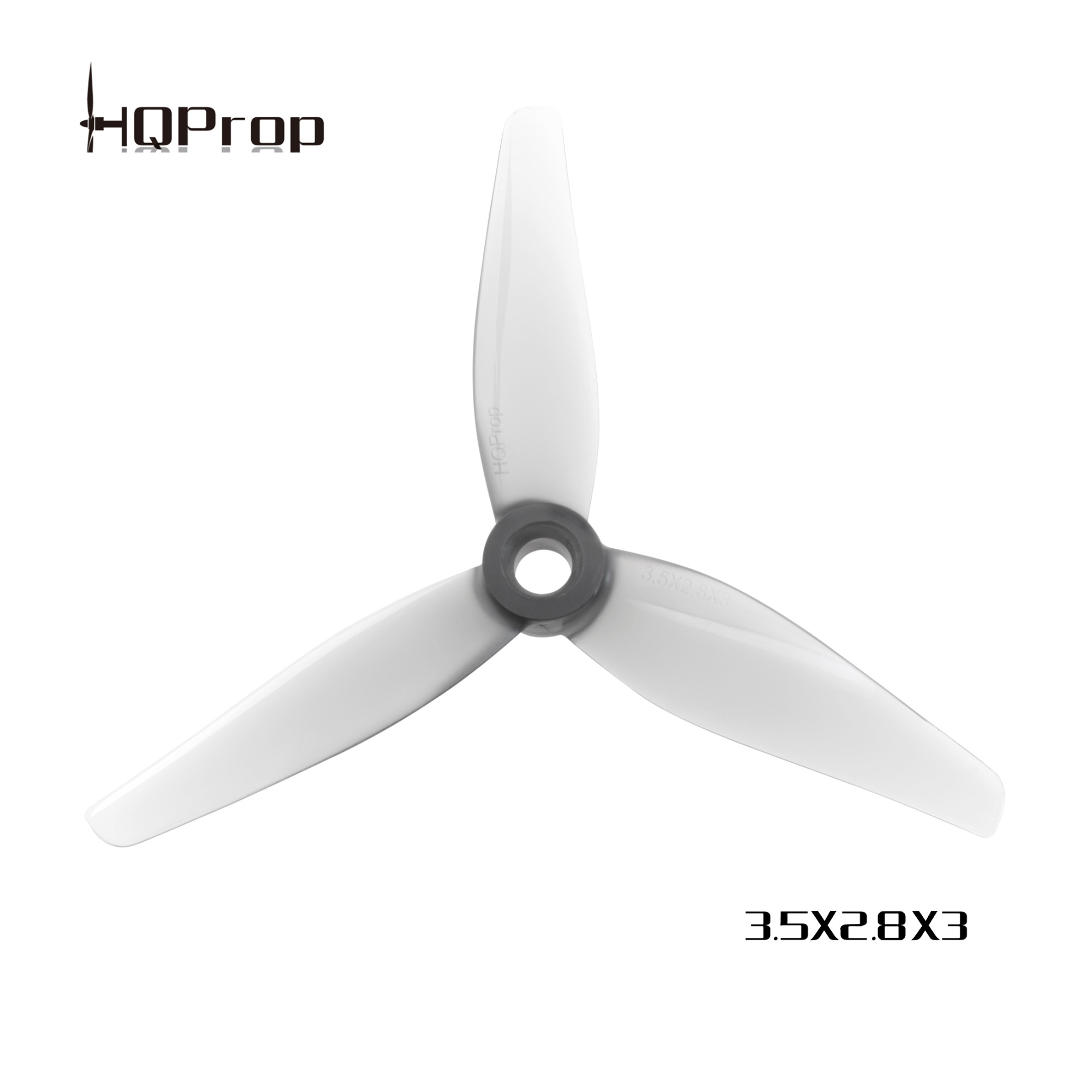 HQProp 3.5X2.8X3 Grey（2CW+2CCW)-Poly Carbonate