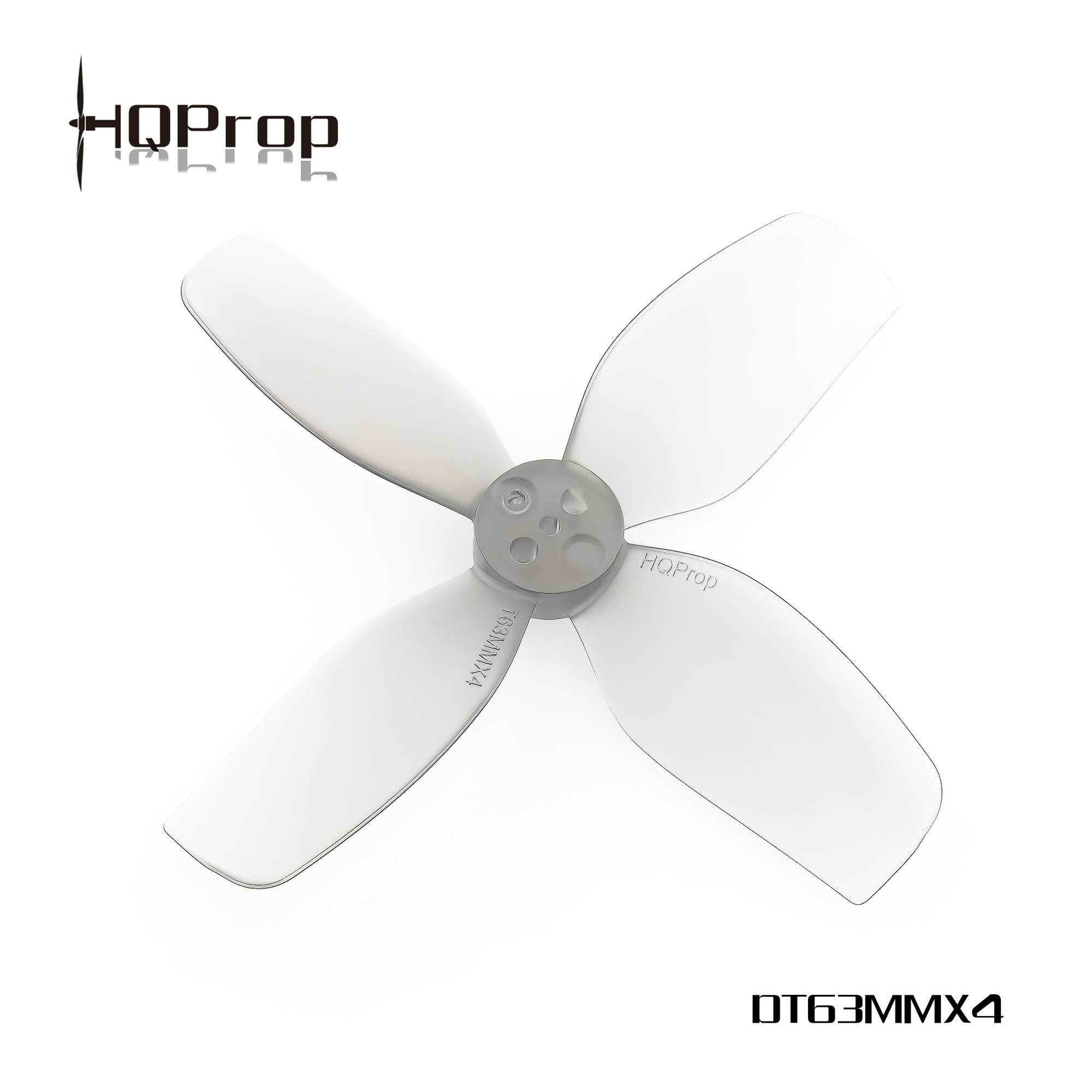 HQProp DT63MMX4 Light Grey (2CW+2CCW)-Poly Carbonate