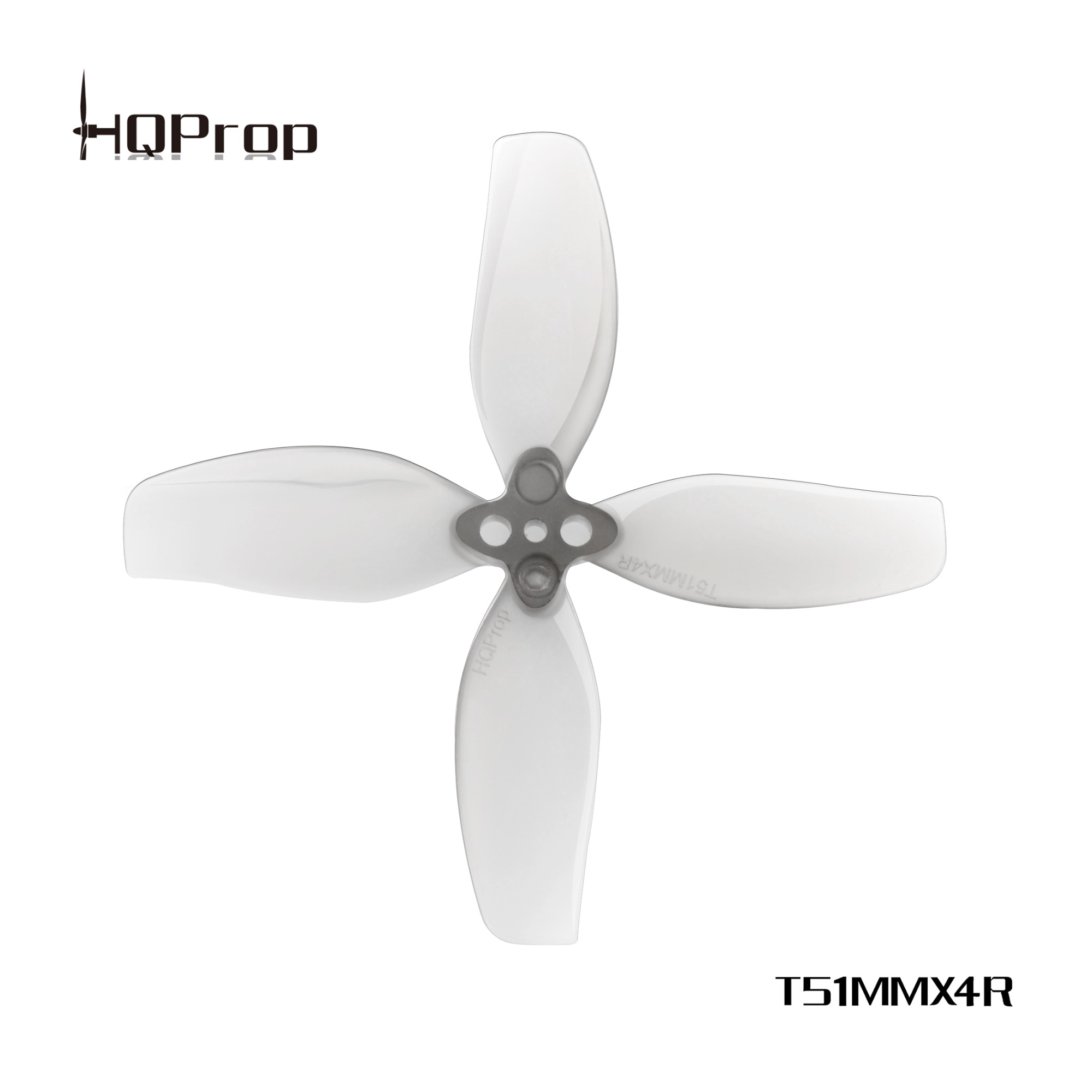 HQProp T51MMX4 Light Grey (2CW+2CCW)-Poly Carbonate