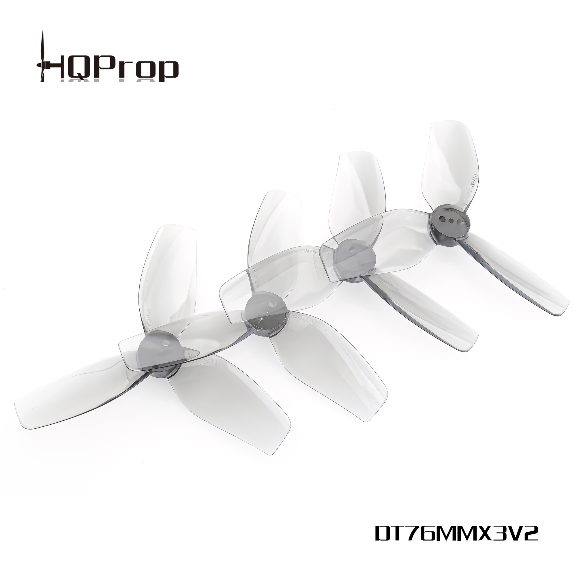 HQProp  DT76MMX3 V2 for Cinewhoop (2CW+2CCW)-Poly Carbonate