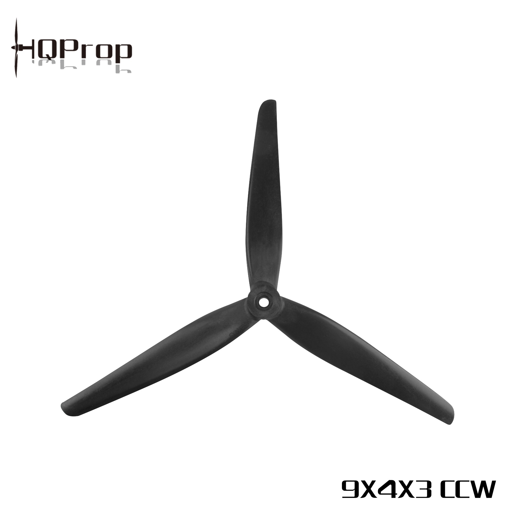 HQ MacroQuad Prop 9X4X3(2CCW+2CW) Black-Glass Fiber Reinforced Nylon