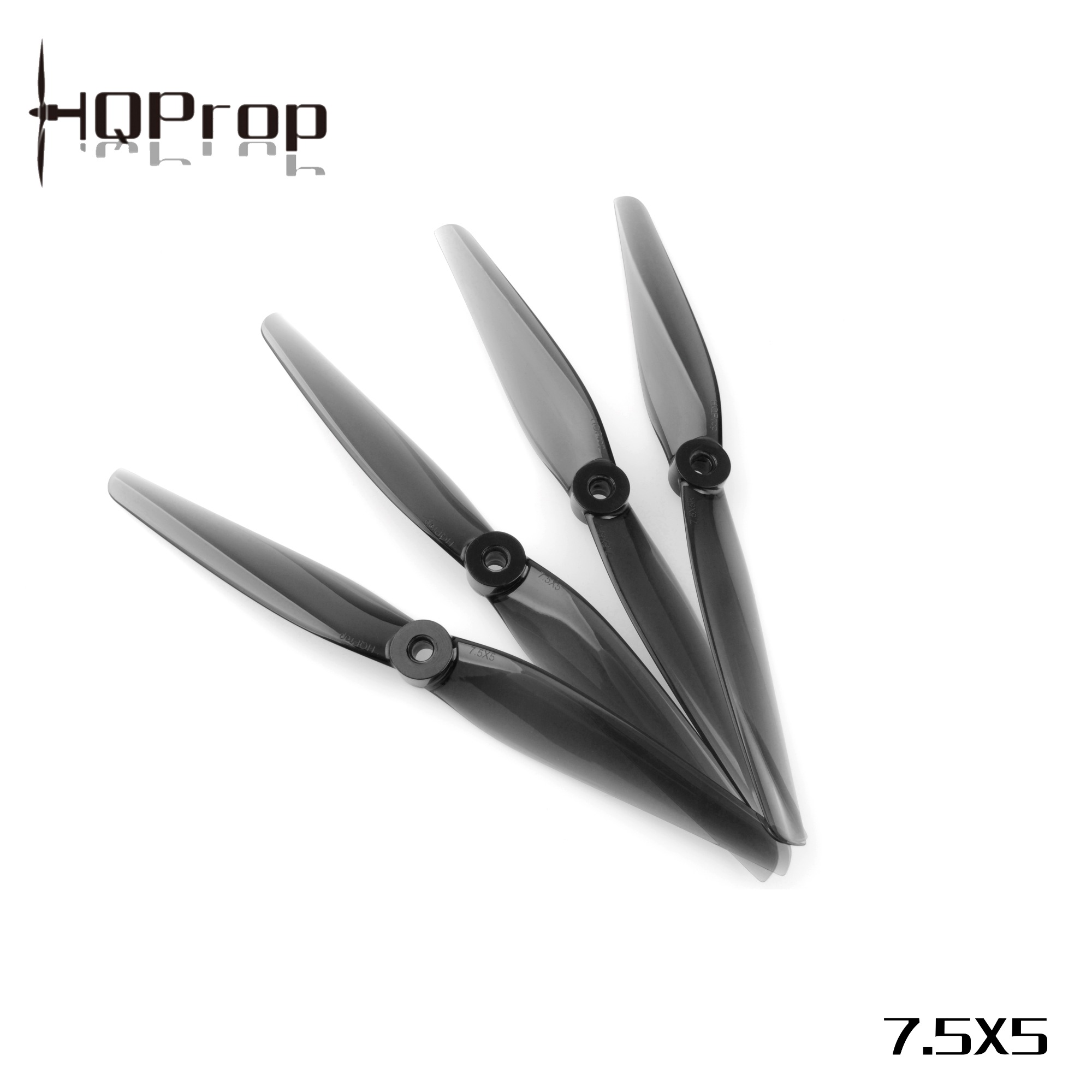 HQProp  7.5X5  Light Grey (2CW+2CCW)-Poly Carbonate