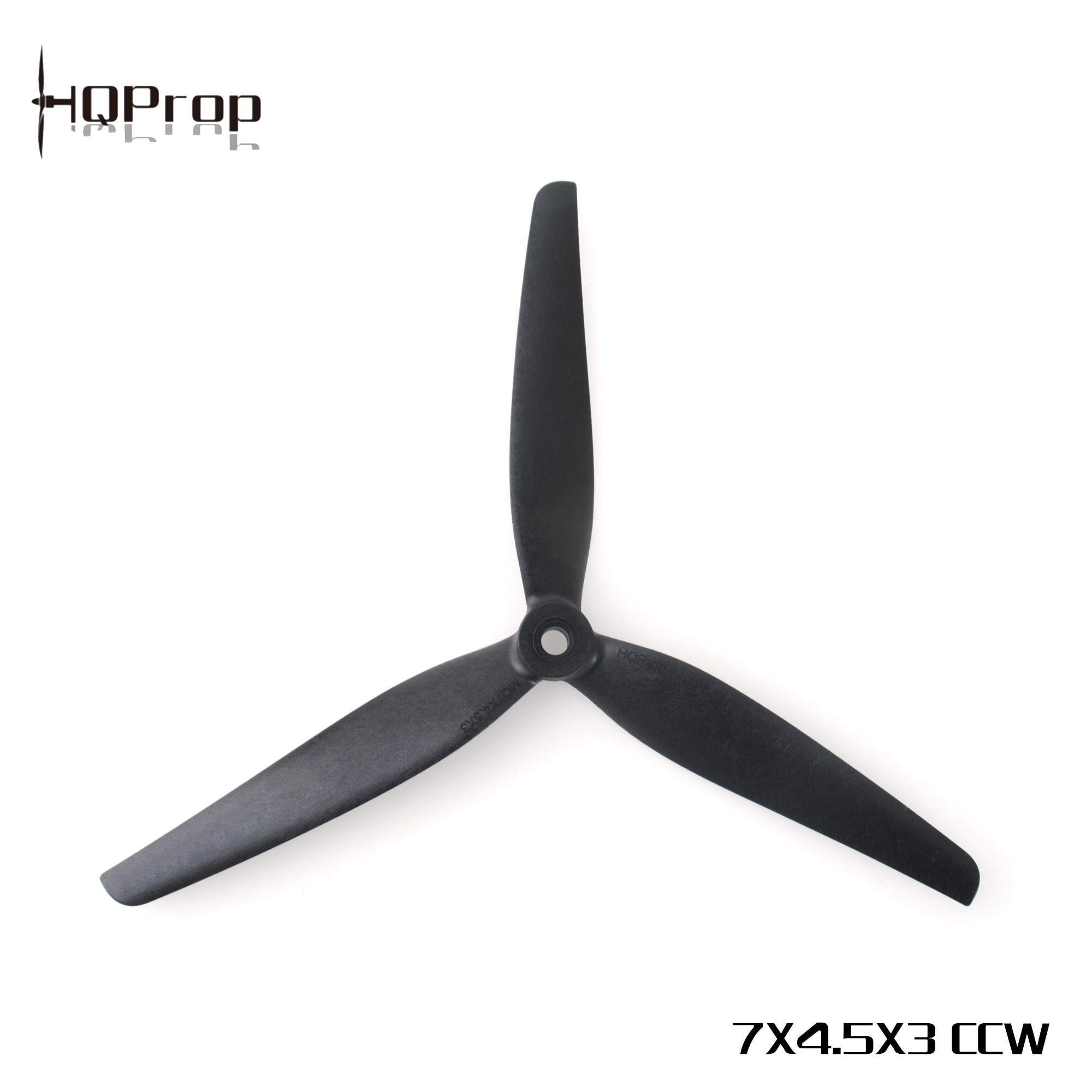 HQ MacroQuad Prop 7X4.5X3(2CCW+2CW) Black-Glass Fiber Nylon