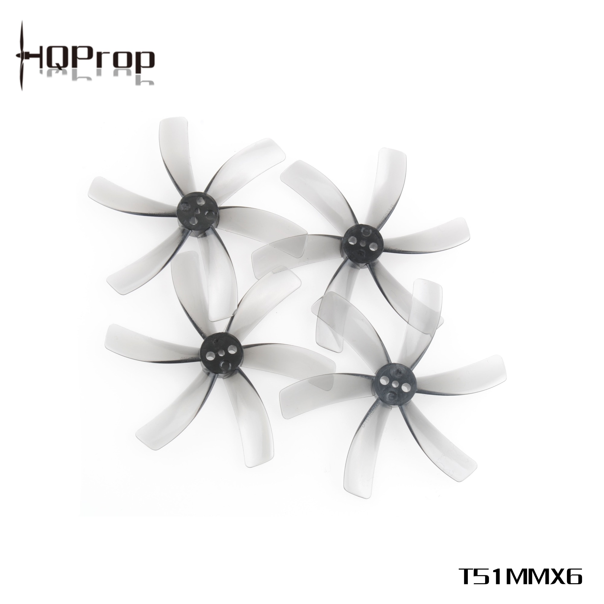 HQProp T51MMX6 Light Grey (2CW+2CCW)-Poly Carbonate
