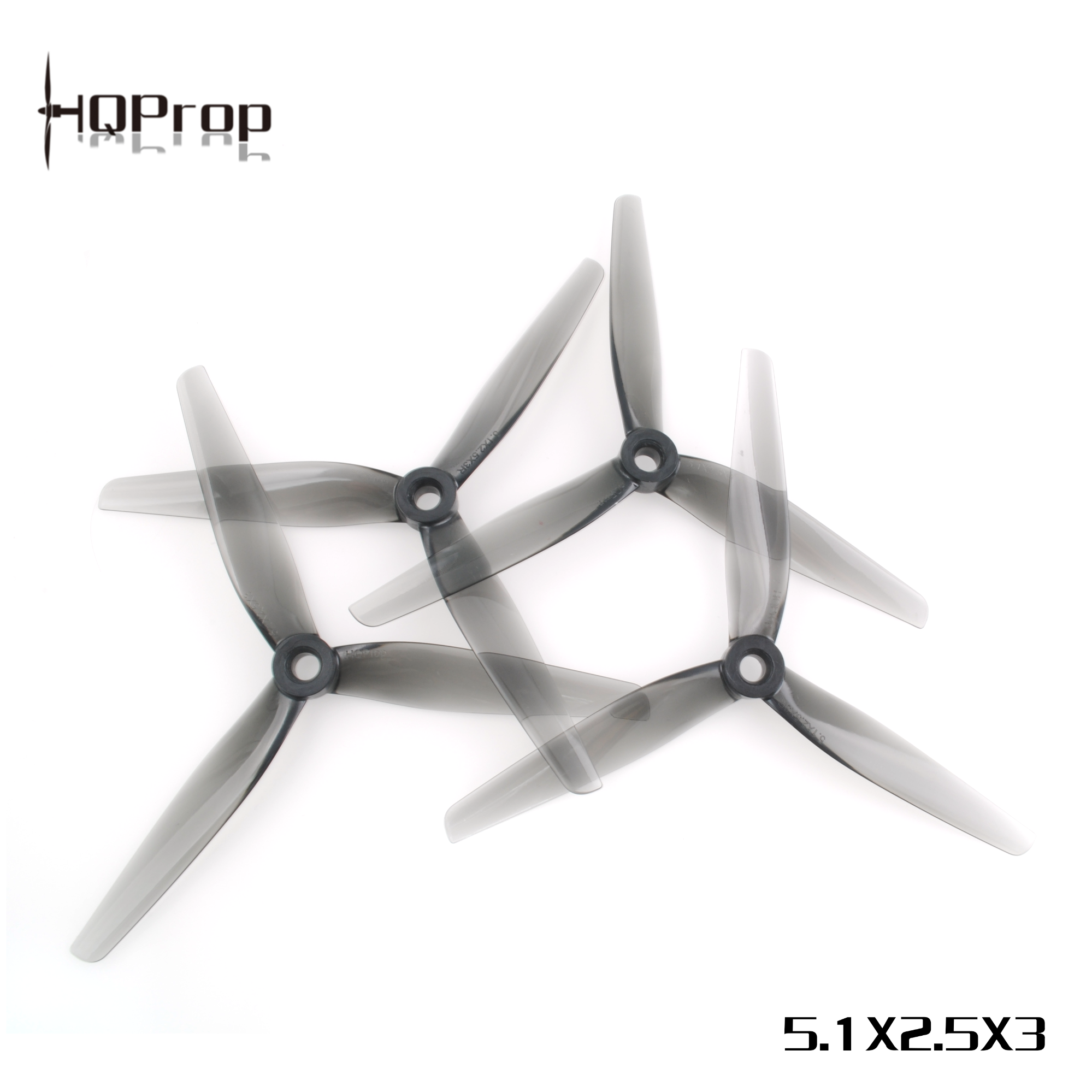 HQProp 5.1X2.5X3  Grey （2CW+2CCW)-Poly Carbonate