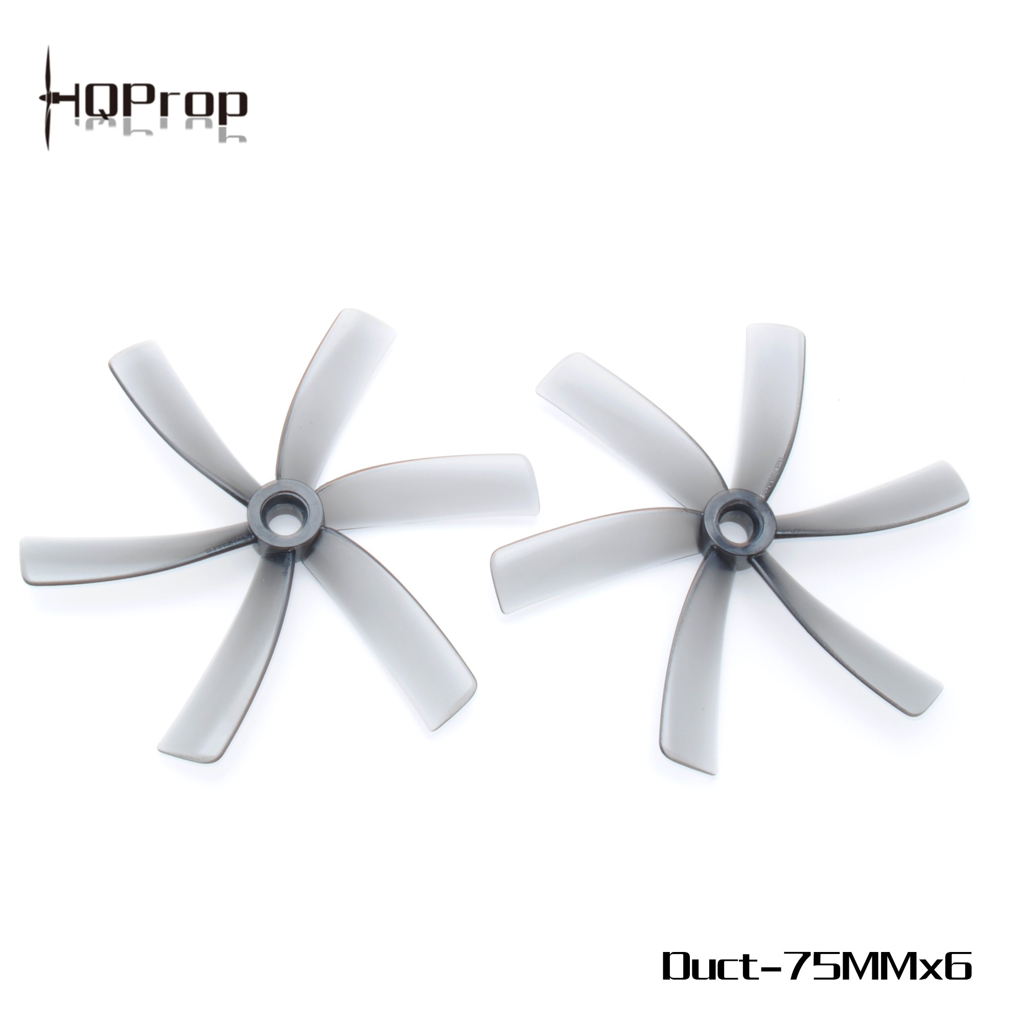HQProp  Duct-75MMX6 for Cinewhoop Grey (2CW+2CCW)-Poly Carbonate