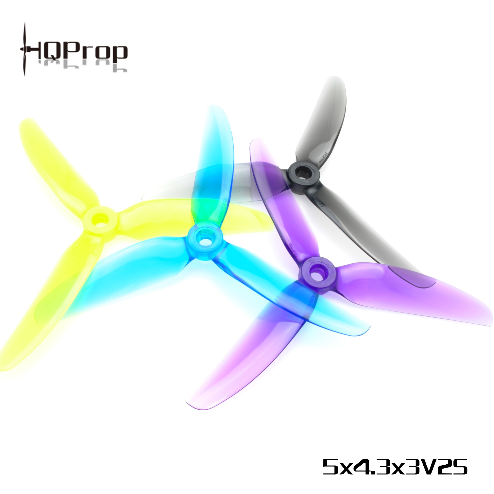 HQ Freestyle Prop  5X4.3X3V2S (2CW+2CCW)-Poly Carbonate