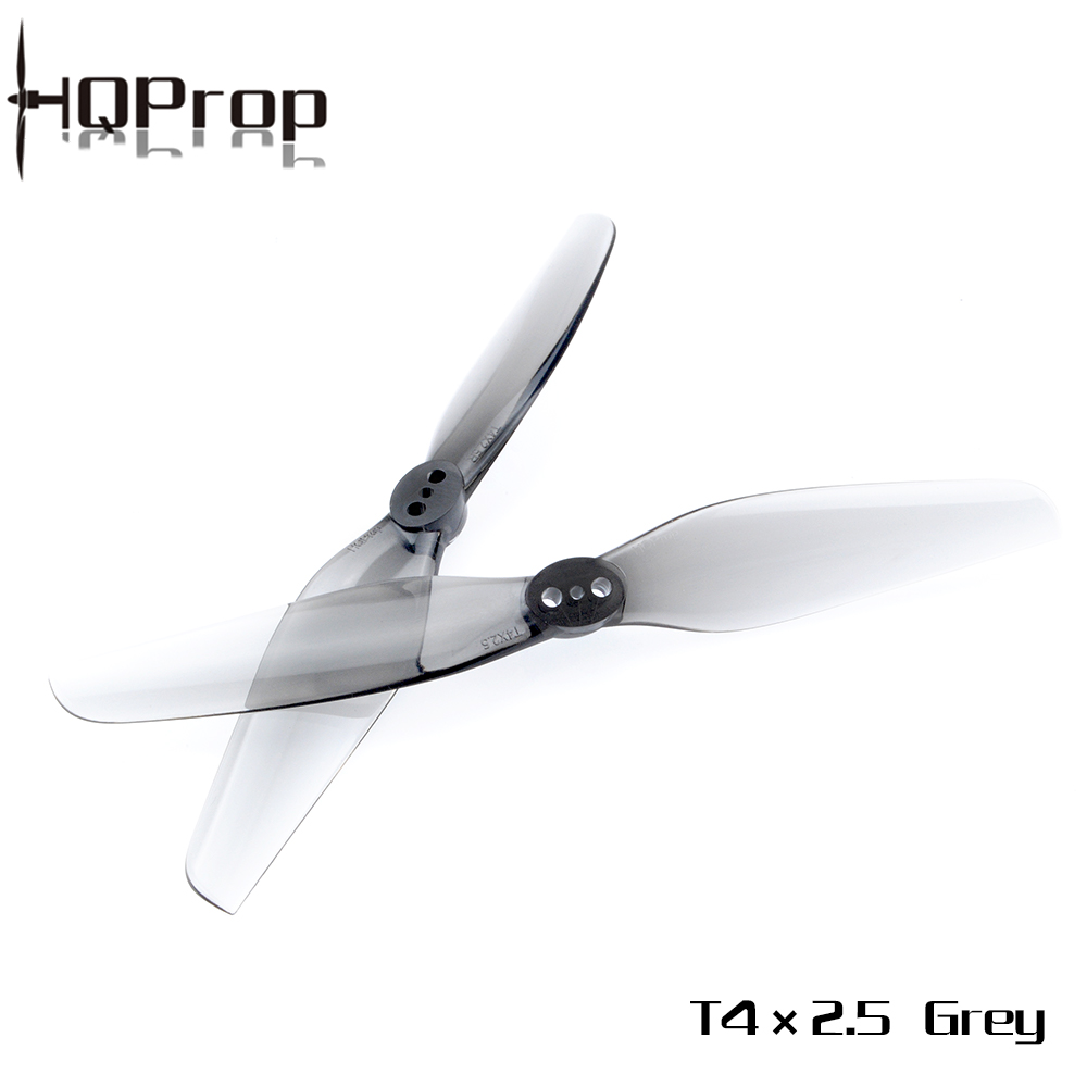HQProp T4X2.5Grey （2CW+2CCW)-Poly Carbonate
