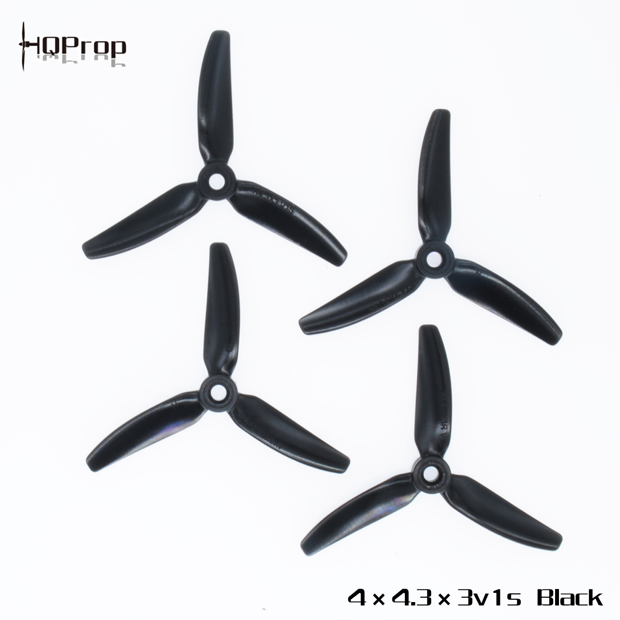 HQProp  4X4.3X3V1S  (2CW+2CCW)-Poly Carbonate