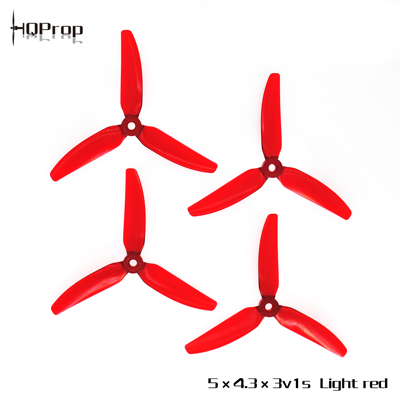 HQProp  5X4.3X3V1S (2CW+2CCW)-Poly Carbonate