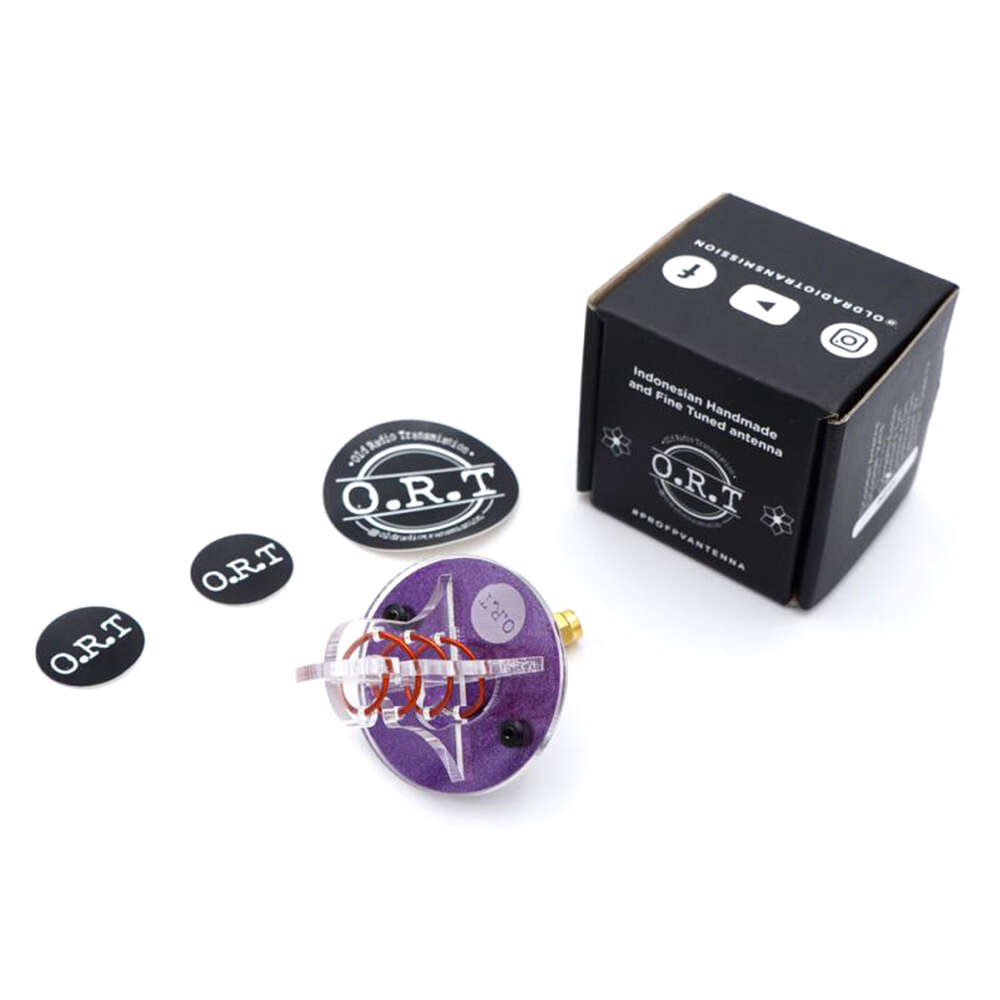 ORT New Helical 3 Turn Antenna Purple