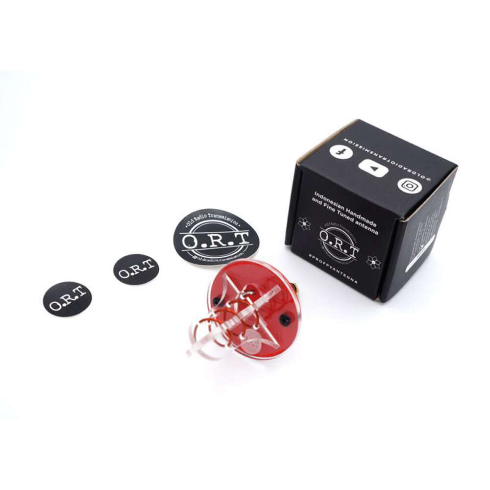 ORT New Helical 3 Turn Antenna Red