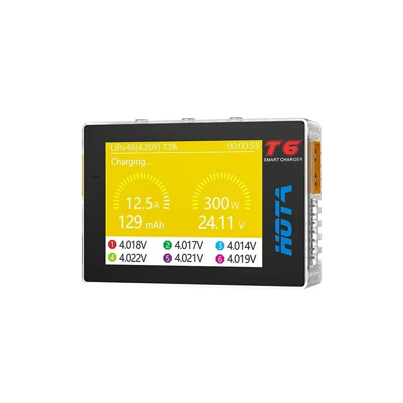 Skyzone HOTA T6 300W 1-6S PD/DC Smart Charger