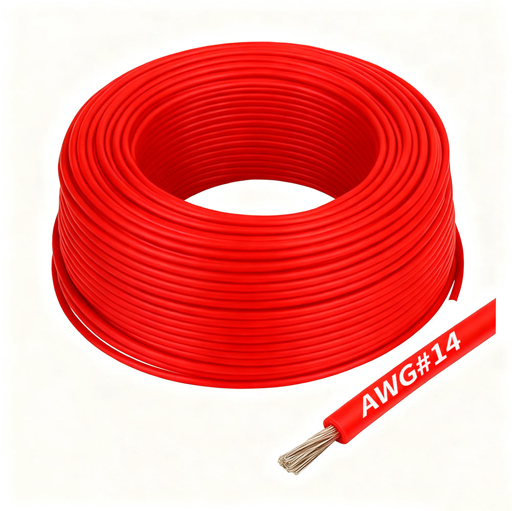 GEA-AWG14R AWG#14 Silicone Wire - Red x 1M Each