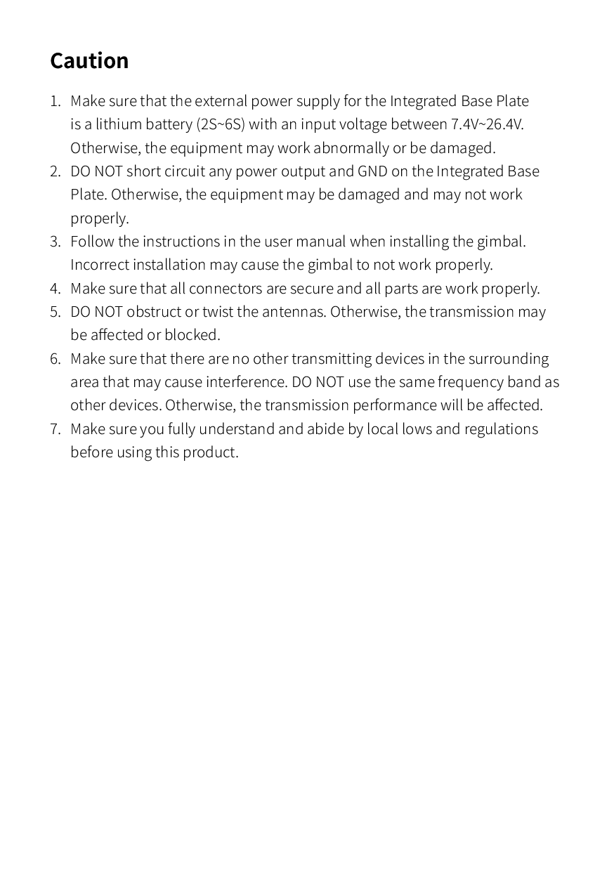 XF Headtracker datalink system user manual – puslapis 4