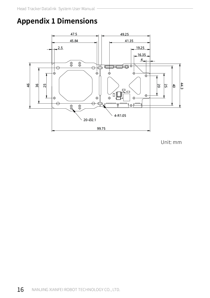 XF Headtracker datalink system user manual – puslapis 22