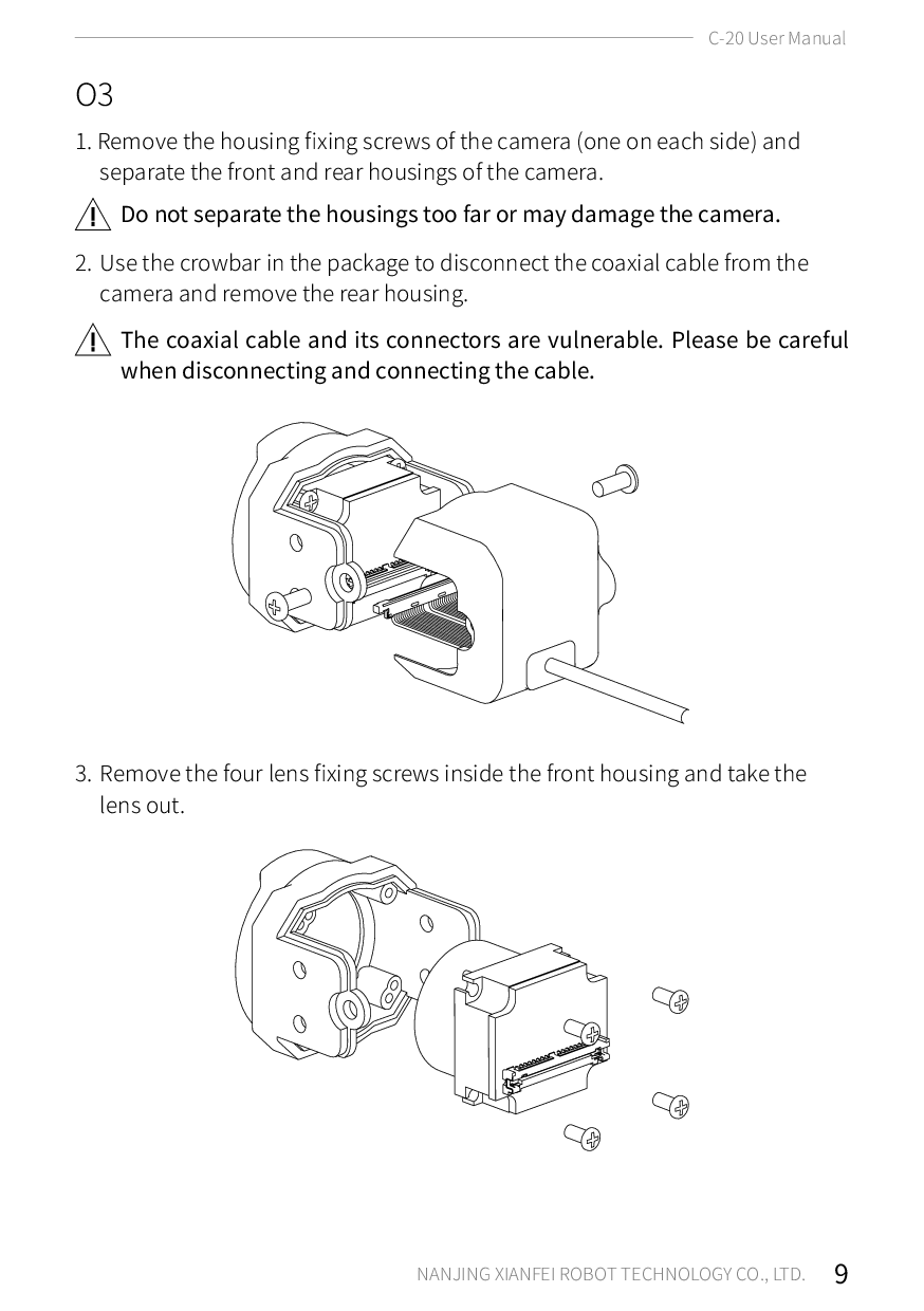 C-20T 3-Axis FPV Gimbal User Manual XF(A5) V1.4 – puslapis 15