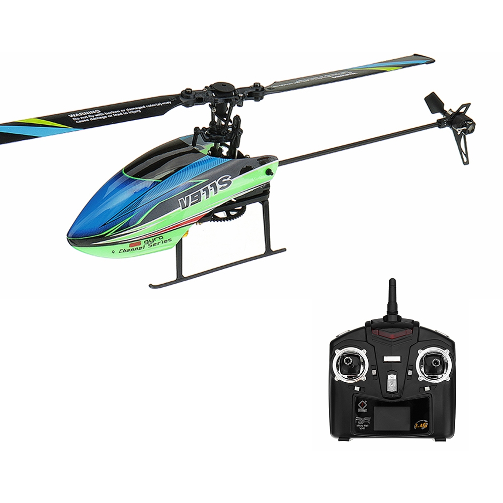 $38.24 For WLtoys V911S 2.4G 4CH 6-Aixs Gyro Flybarless RC Helicopter RTF