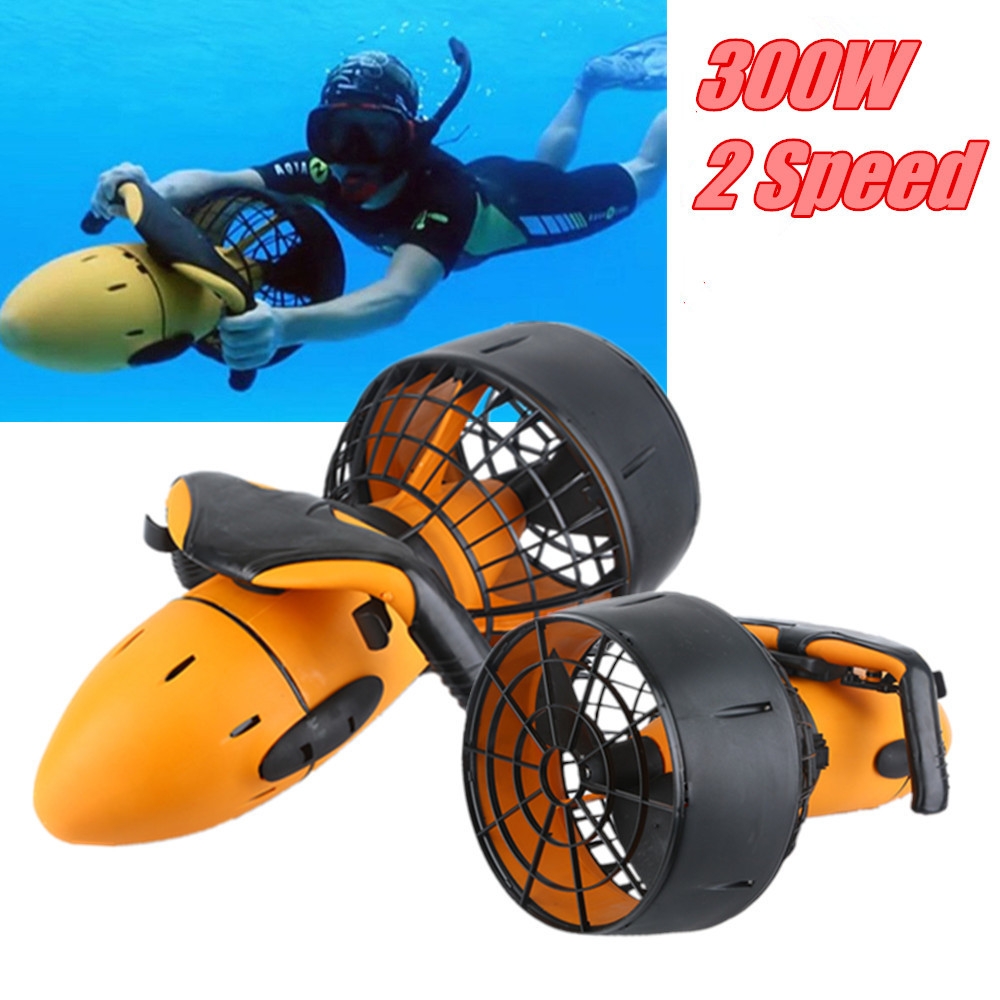 Waterproof 300W Electric Underwater Sea Scooter Dual Speed ​​Propeller Drving Pool Rc Submarine Toy