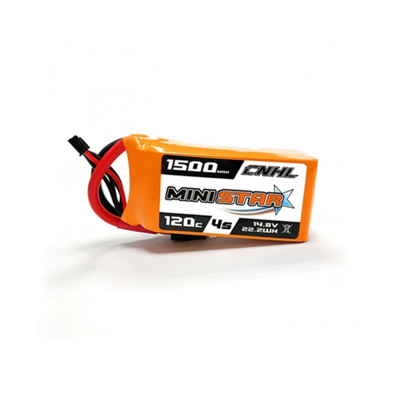 CNHL MiniStar 14.8V 1500mAh 4S 120C Lipo battery XT60 Plug for RC Drone FPV Racing