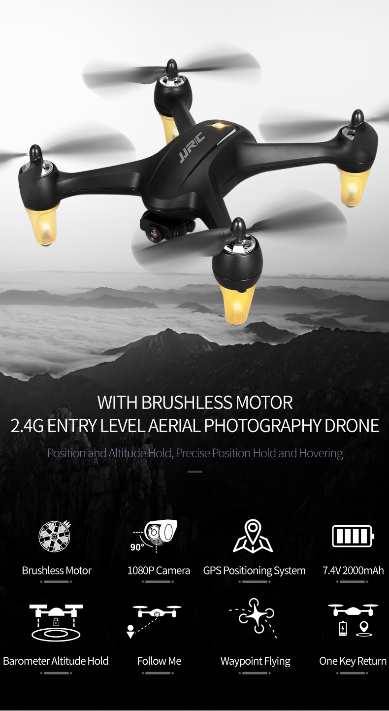 JJRC X3P GPS 5G WiFi FPV with 1080P HD Camera Altitude Hold Mode Brushless Drone