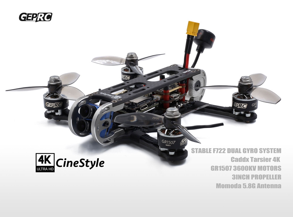 Geprc CineStyle 4K 144mm Stable Pro F7 3 Inch FPV Racing Drone PNP BNF ...