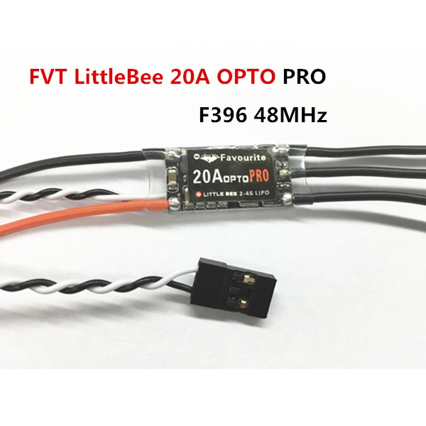 $6.99 for Favourite FVT LittleBee 20A OPTO PRO ESC BLHeli 2-4S F396 Supports OneShot125 for RC Drone FPV Racing